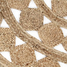 Gevlochten jute tapijt voor een natuurlijk en duurzaam interieur - Vloerkleden