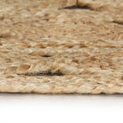 Gevlochten jute tapijt voor een natuurlijk en duurzaam interieur - Vloerkleden