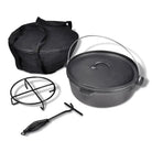 Gietijzeren braadpan voor stoofschotels en braadstukken - Zwart / 5.6 l - Gietijzeren pannen