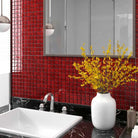 Glazen muur- en plafondtegels voor een elegante woonruimte - Rood / 11 - Muur- & plafondtegels