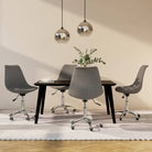 Graden draaibare eetkamerstoelen met modern en comfortabel design - Lichtgrijs / 4 - Eetkamerstoelen