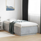 Grijs Sonoma bedframe van bewerkt hout voor een goede nachtrust - Betongrijs / 100 x 200 cm - Bedden & bedframes