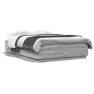 Grijs Sonoma bedframe van bewerkt hout voor een goede nachtrust - Bedden & bedframes