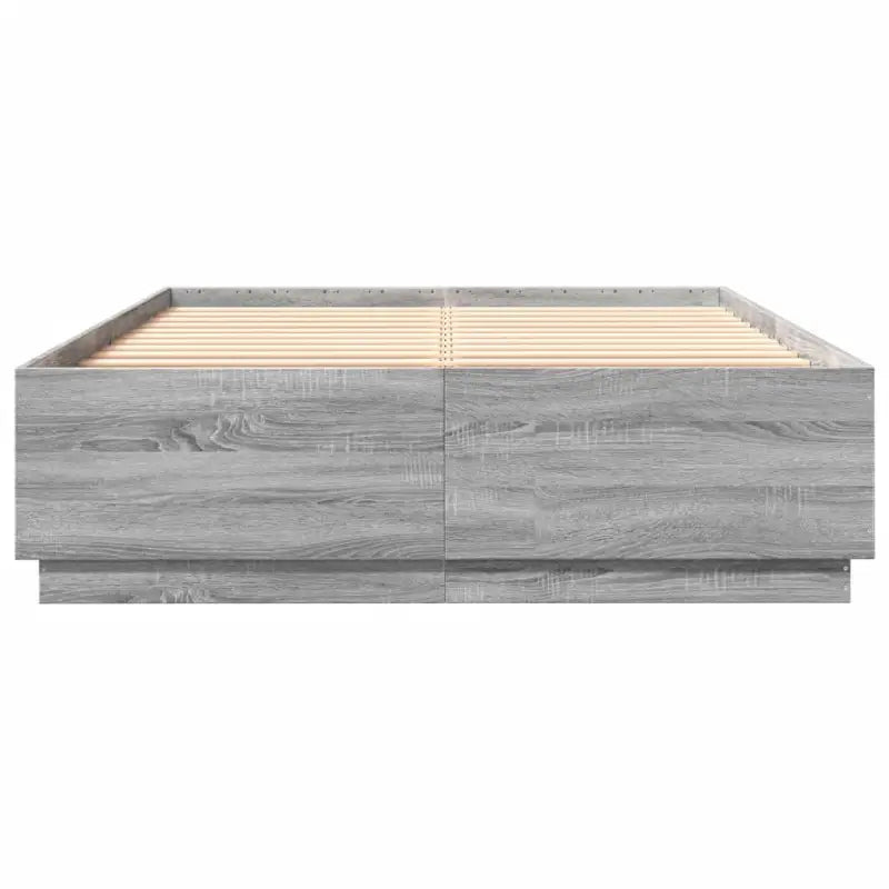 Grijs Sonoma bedframe van bewerkt hout voor een goede nachtrust - Bedden & bedframes