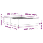 Grijs Sonoma bedframe van bewerkt hout voor een goede nachtrust - Bedden & bedframes