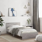 Grijs Sonoma bedframe voor een stabiele en stijlvolle slaapkamer - Grijs sonoma / 100 x 200 cm - Bedden & bedframes