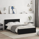 Grijs Sonoma bedframe voor een stabiele en stijlvolle slaapkamer - Zwart / 120 x 190 cm - Bedden & bedframes