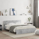 Grijs Sonoma bedframe voor een stabiele en stijlvolle slaapkamer - Betongrijs / 150 x 200 cm - Bedden & bedframes