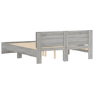 Grijs Sonoma bedframe voor een stabiele en stijlvolle slaapkamer - Bedden & bedframes