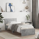 Grijs Sonoma bedframe voor een stabiele en stijlvolle slaapkamer - Betongrijs / 90 x 190 cm - Bedden & bedframes
