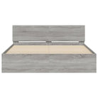 Grijs Sonoma bedframe voor een stabiele en stijlvolle slaapkamer - Bedden & bedframes