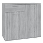 Grijs Sonoma dressoir in bewerkt hout met eenvoudig schoonmaakgemak - Dressoirs & buffetkasten