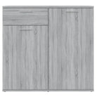 Grijs Sonoma dressoir in bewerkt hout met eenvoudig schoonmaakgemak - Dressoirs & buffetkasten