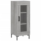 Grijs Sonoma dressoir in bewerkt hout met tijdloze uitstraling - Dressoirs & buffetkasten