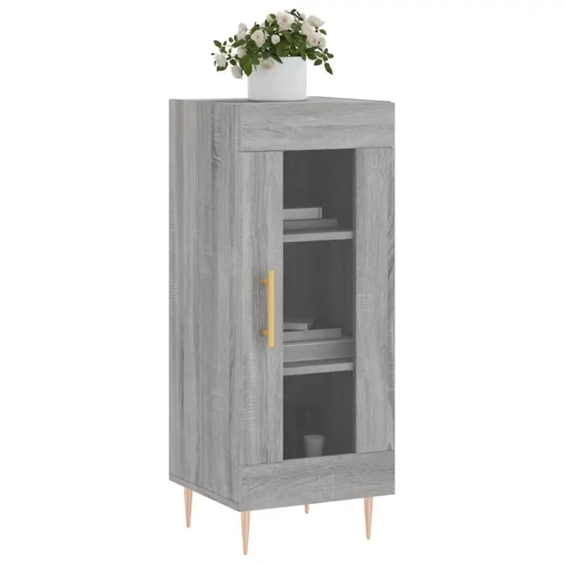 Grijs Sonoma dressoir in bewerkt hout met tijdloze uitstraling - Dressoirs & buffetkasten