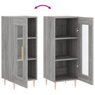 Grijs Sonoma dressoir in bewerkt hout met tijdloze uitstraling - Dressoirs & buffetkasten