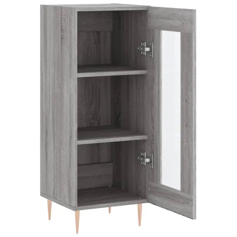 Grijs Sonoma dressoir in bewerkt hout met tijdloze uitstraling - Dressoirs & buffetkasten