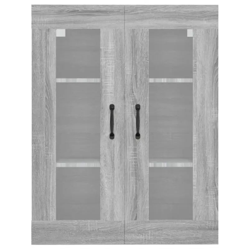 Grijs Sonoma dressoir met bewerkt hout en extra opbergruimte - Dressoirs & buffetkasten
