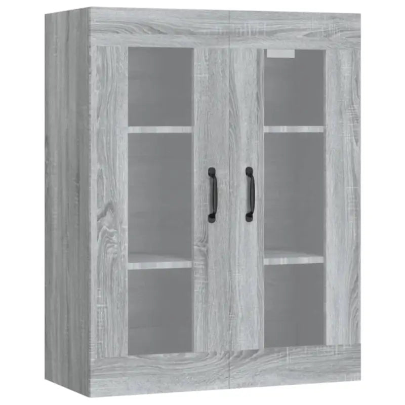 Grijs Sonoma dressoir met bewerkt hout en extra opbergruimte - Dressoirs & buffetkasten