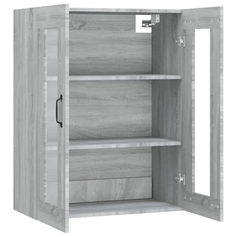 Grijs Sonoma dressoir met bewerkt hout en extra opbergruimte - Dressoirs & buffetkasten