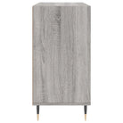 Grijs Sonoma dressoir met bewerkt hout en ijzeren poten - Dressoirs & buffetkasten