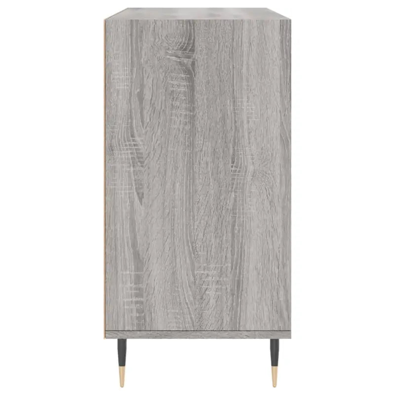 Grijs Sonoma dressoir met bewerkt hout en ijzeren poten - Dressoirs & buffetkasten