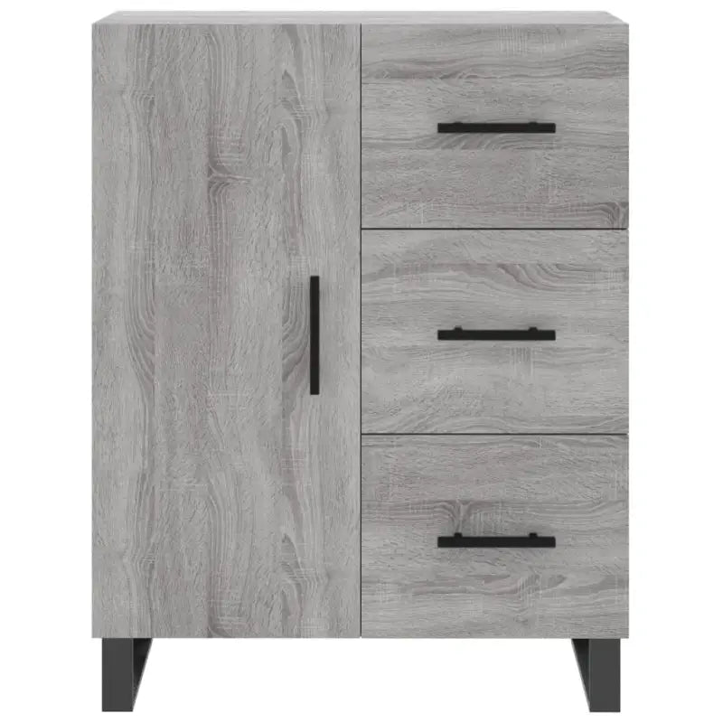 Grijs Sonoma Dressoir met bewerkt hout voor een tijdloze uitstraling - Dressoirs & buffetkasten