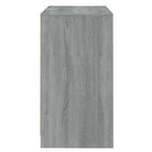 Grijs Sonoma dressoir van bewerkt hout met minimalistisch ontwerp - Dressoirs & buffetkasten