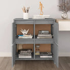 Grijs Sonoma dressoir van bewerkt hout met minimalistisch ontwerp - Dressoirs & buffetkasten