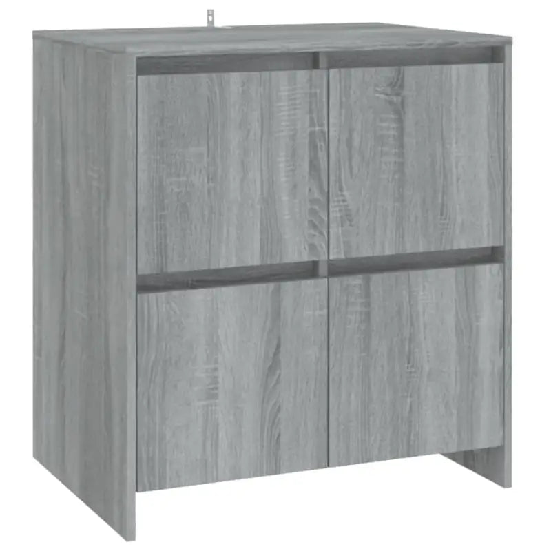 Grijs Sonoma dressoir van bewerkt hout met minimalistisch ontwerp - Dressoirs & buffetkasten