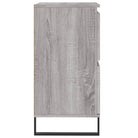 Grijs Sonoma Dressoir van bewerkt hout met tijdloze uitstraling - Dressoirs & buffetkasten