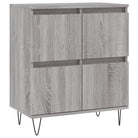 Grijs Sonoma Dressoir van bewerkt hout met tijdloze uitstraling - Dressoirs & buffetkasten