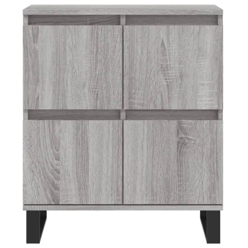 Grijs Sonoma Dressoir van bewerkt hout met tijdloze uitstraling - Dressoirs & buffetkasten