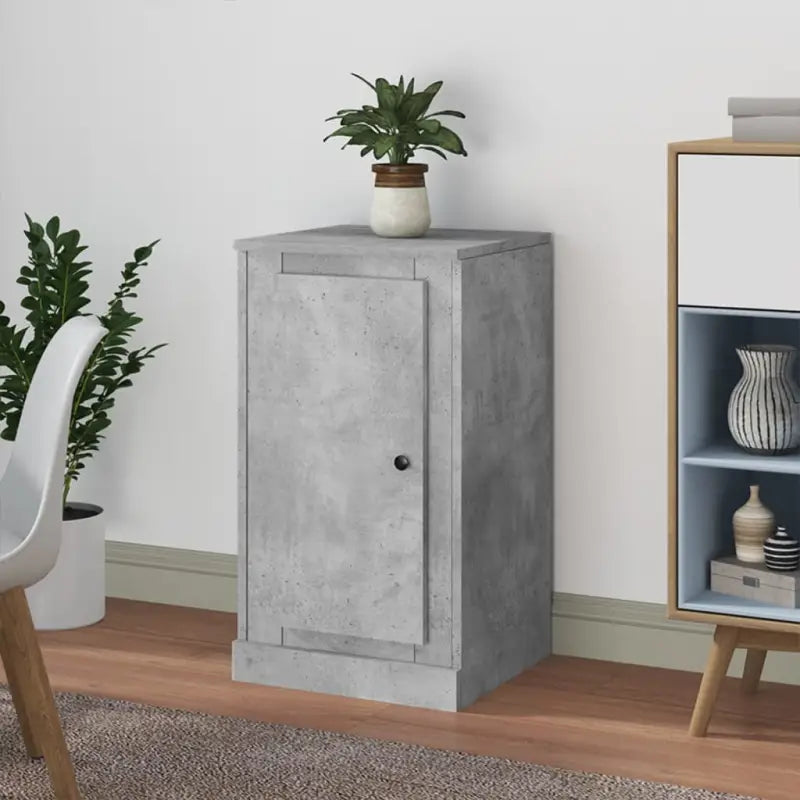 Grijs Sonoma dressoir van bewerkt hout met tijdloze uitstraling - Betongrijs / 1 - Dressoirs & buffetkasten