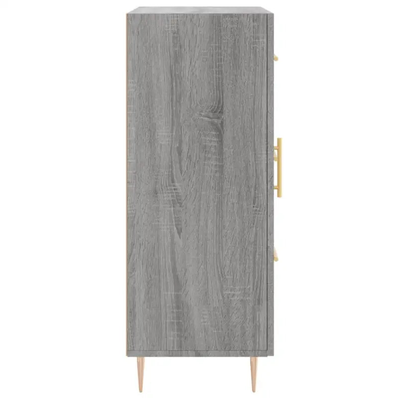 Grijs Sonoma dressoir van bewerkt hout met tijdloze uitstraling - Dressoirs & buffetkasten