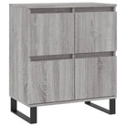 Grijs Sonoma Dressoir van bewerkt hout met tijdloze uitstraling - Dressoirs & buffetkasten