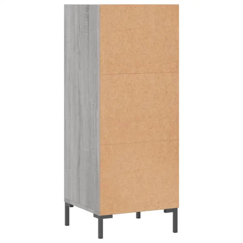 Grijs Sonoma dressoir van bewerkt hout voor een tijdloze uitstraling - Dressoirs & buffetkasten
