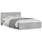 Grijs Sonoma Eiken Bedframe met RGB LED-verlichting voor Slaapkamer - Betongrijs / 120 x 200 cm - Bedden & bedframes