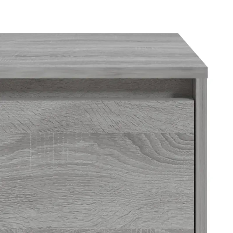 Grijs Sonoma nachtkastje van bewerkt hout met tijdloos design - Nachtkastjes