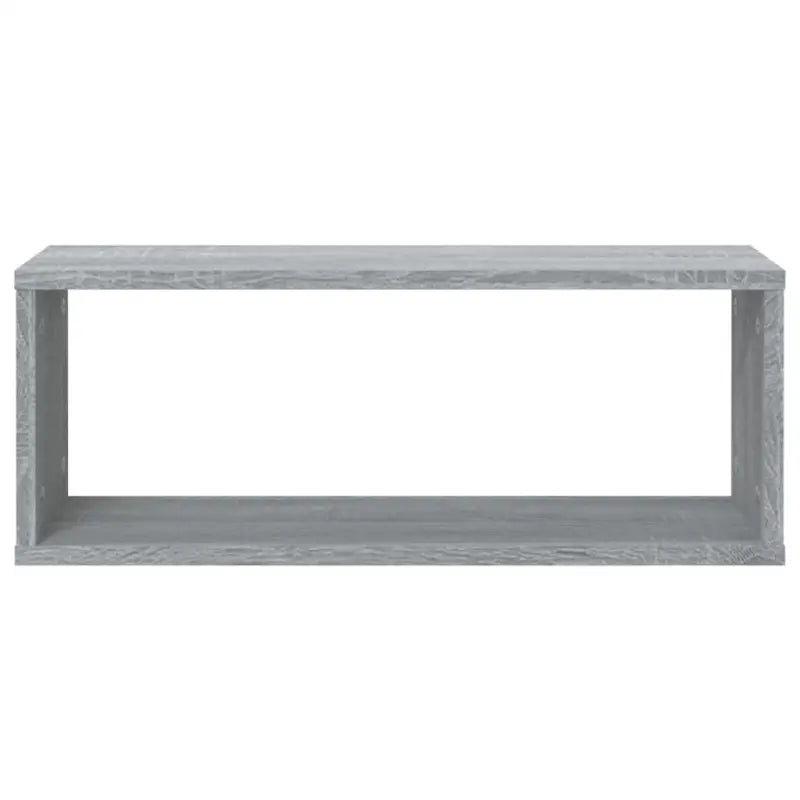 Grijs Sonoma wandplanken van bewerkt hout voor elegante woonkamerstijl - Grijs sonoma / 6 / 1 - Wandplanken