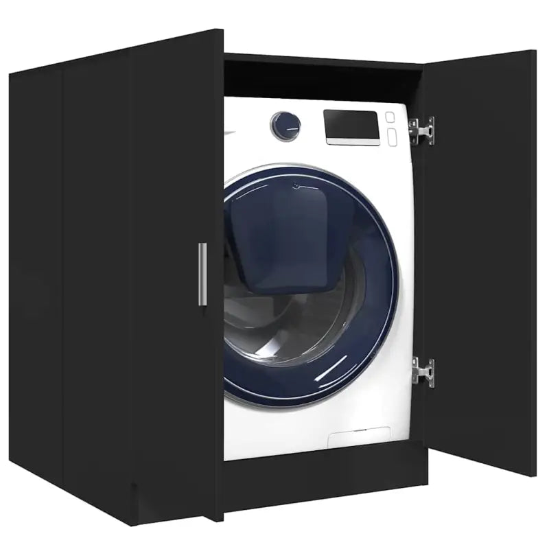 Grijs Sonoma Wasmachinekast voor extra opbergruimte in de badkamer - Zwart - Accessoires voor wasmachines & drogers