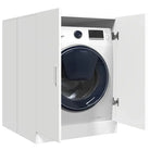 Grijs Sonoma Wasmachinekast voor extra opbergruimte in de badkamer - Wit - Accessoires voor wasmachines & drogers