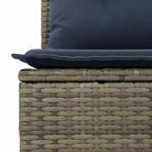 Grijze loungeset met waterdichte tas en gepoedercoat staal voor buiten - Tuinsets