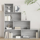 Grijze Sonoma boekenkast met strak design en gemakkelijk schoon te maken - Grijs sonoma / 1 - Boekenkasten