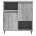 Grijze Sonoma dressoirs en buffettafels van bewerkt hout - Dressoirs & buffetkasten