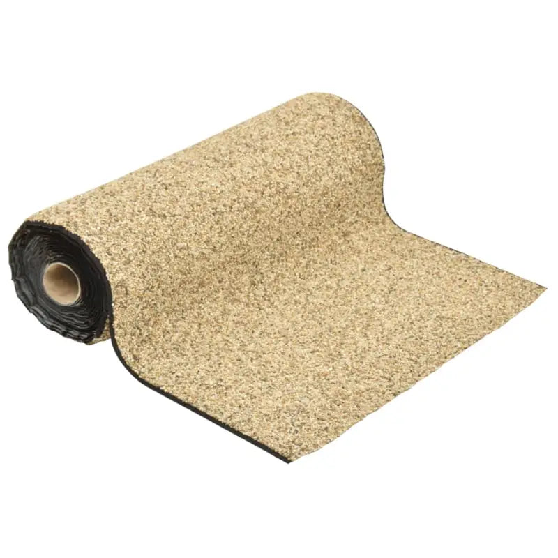 Grindfolie in natuurlijke zandkleur met nonwoven PP-fleece en drinkwaterveilige lijm - natuurlijk zandkleurig / 150 x