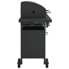 Grote gasbarbecue met ingebouwde thermometer en gepoedercoat staal - Barbecues