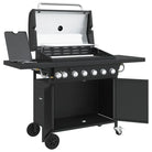 Grote gasbarbecue met ingebouwde thermometer en gepoedercoat staal - Barbecues