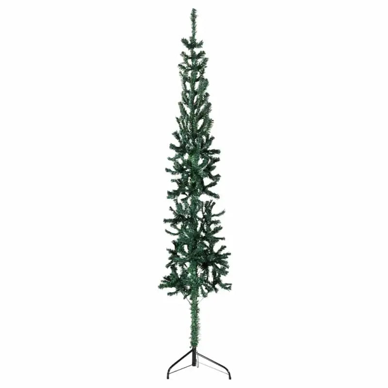 Halve kunstkerstboom voor een gezellige feestdagen sfeer - Groen / 180 cm / 1 - Kerstbomen