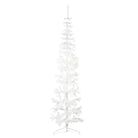 Halve kunstkerstboom voor een gezellige feestdagen sfeer - Wit / 240 cm / 1 - Kerstbomen
